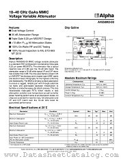 AV850M2-00 datasheet pdf Alpha Industries Inc