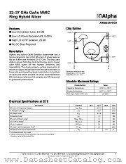 AM035N4-00 datasheet pdf Alpha Industries Inc