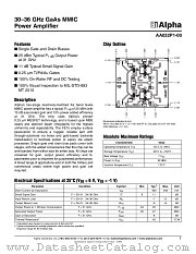 AA032P1-00 datasheet pdf Alpha Industries Inc