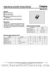 SMV1281-011 datasheet pdf Alpha Industries Inc