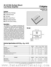 AA022N1-A2 datasheet pdf Alpha Industries Inc