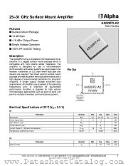 AA028P2-A2 datasheet pdf Alpha Industries Inc