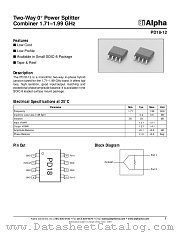 PD18-12 datasheet pdf Alpha Industries Inc