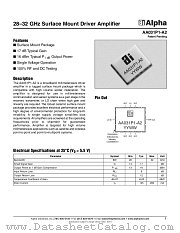 AA031P1-A2 datasheet pdf Alpha Industries Inc