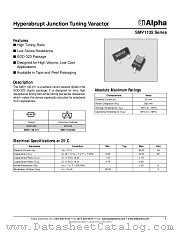 SMV1135-011 datasheet pdf Alpha Industries Inc