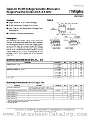 AV103-12 datasheet pdf Alpha Industries Inc