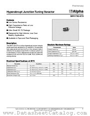 SMV1763-079 datasheet pdf Alpha Industries Inc