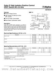 AS148-24 datasheet pdf Alpha Industries Inc