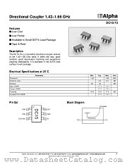 DC15-73 datasheet pdf Alpha Industries Inc