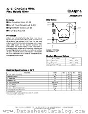 AM035N5-00 datasheet pdf Alpha Industries Inc