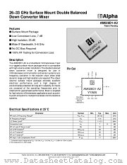 AM028D1-A2 datasheet pdf Alpha Industries Inc
