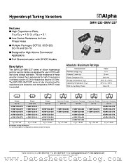 SMV1233-003 datasheet pdf Alpha Industries Inc