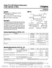 AA220-25 datasheet pdf Alpha Industries Inc