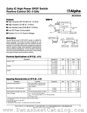 AS150-59 datasheet pdf Alpha Industries Inc