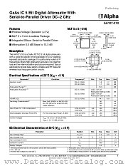 AA107-310 datasheet pdf Alpha Industries Inc