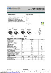 AOD11S60 datasheet pdf Alpha & Omega Semiconductor