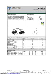 AOH3106 datasheet pdf Alpha & Omega Semiconductor