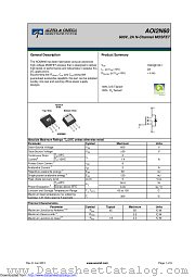 AOI2N60 datasheet pdf Alpha & Omega Semiconductor