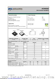AON6586 datasheet pdf Alpha & Omega Semiconductor