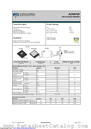 AON6792 datasheet pdf Alpha & Omega Semiconductor