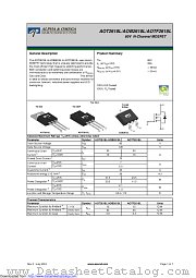 AOT2618L datasheet pdf Alpha & Omega Semiconductor