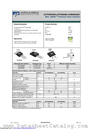 AOT280A60L datasheet pdf Alpha & Omega Semiconductor
