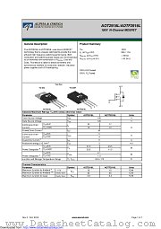 AOT2916L datasheet pdf Alpha & Omega Semiconductor