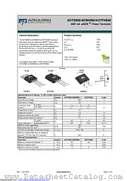 AOT4S60 datasheet pdf Alpha & Omega Semiconductor
