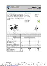 AOWF11N70 datasheet pdf Alpha & Omega Semiconductor