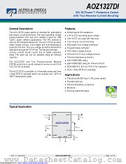AOZ1327DI-01 datasheet pdf Alpha & Omega Semiconductor