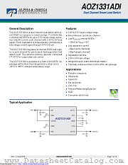 AOZ1331ADI datasheet pdf Alpha & Omega Semiconductor