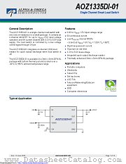 AOZ1335DI-01 datasheet pdf Alpha & Omega Semiconductor