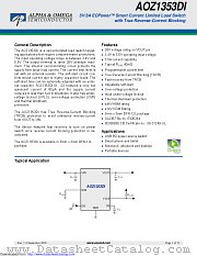 AOZ1353DI-03 datasheet pdf Alpha & Omega Semiconductor