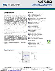 AOZ1356DI-01 datasheet pdf Alpha & Omega Semiconductor