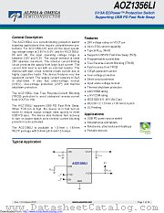 AOZ1356LI-01 datasheet pdf Alpha & Omega Semiconductor
