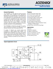 AOZ5048QI datasheet pdf Alpha & Omega Semiconductor