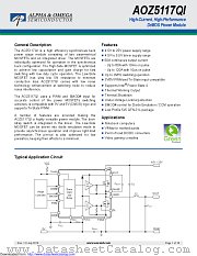 AOZ5117QI datasheet pdf Alpha & Omega Semiconductor