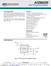 AOZ6622DI datasheet pdf Alpha & Omega Semiconductor