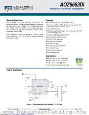 AOZ6663DI datasheet pdf Alpha & Omega Semiconductor