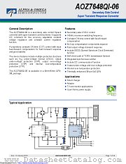 AOZ7648QI-06 datasheet pdf Alpha & Omega Semiconductor