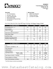 ATA30013 datasheet pdf Anadigics Inc
