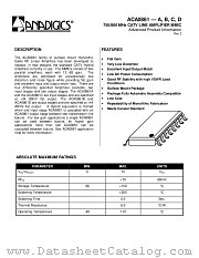 ACA0861A datasheet pdf Anadigics Inc