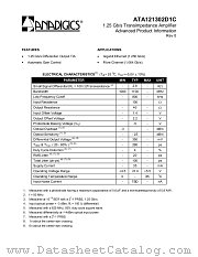 ATA121302D1C datasheet pdf Anadigics Inc