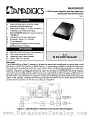 ARA2000S23 datasheet pdf Anadigics Inc