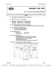 AK6420A datasheet pdf Asahi Kasei Microsystems