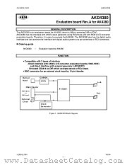 AKD4380 datasheet pdf Asahi Kasei Microsystems