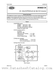 AK9824 datasheet pdf Asahi Kasei Microsystems