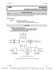 AKD5354, (AKD5354) datasheet pdf Asahi Kasei Microsystems