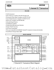 AK2548 datasheet pdf Asahi Kasei Microsystems