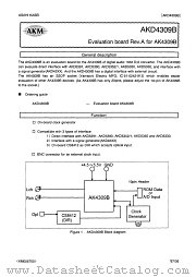 AKD4309B datasheet pdf Asahi Kasei Microsystems